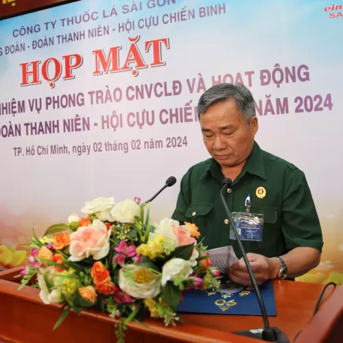 Hội Cựu chiến binh Công ty Công ty Thuốc lá Sài Gòn năm 2024: Phát huy bản chất anh Bộ đội cụ Hồ để góp phần vào sự phát triển chung của Công ty